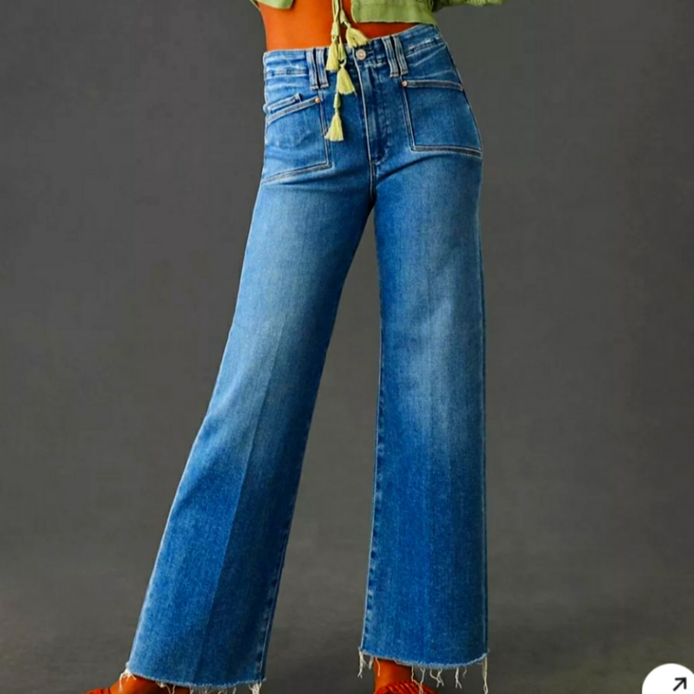 A GOLD E Wide Leg Jeans